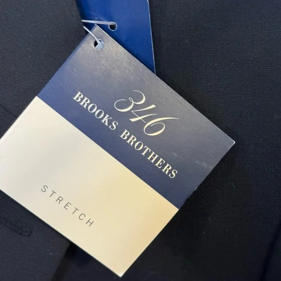 NWT Brooks Brothers 346 42R Wool Suit Jacket/Blazer/Sports Coat Black
